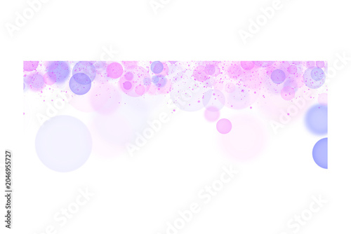 Foto Abstract background with soft purple bokeh circles and light particles backgroun