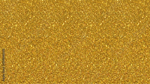Schilderij op canvas Golden glitter texture background for luxury festive holiday designs