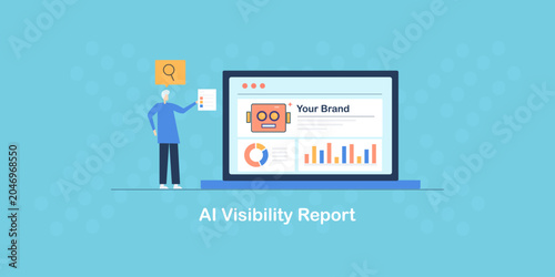 AI visibility software tracking brand mention and search performance data, SEO expert analyze results.