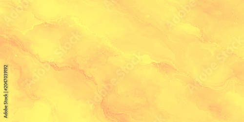 Canvastavla Vibrant Yellow Marble Texture Background with Orange Undertones for Design and D