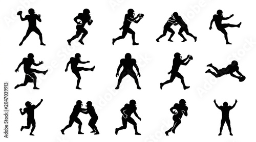 DynamicSilhouetteMartialArtsActionSequenceIllustration.
