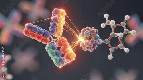 Antibody-Drug Conjugate Targeting Cancer Cell.