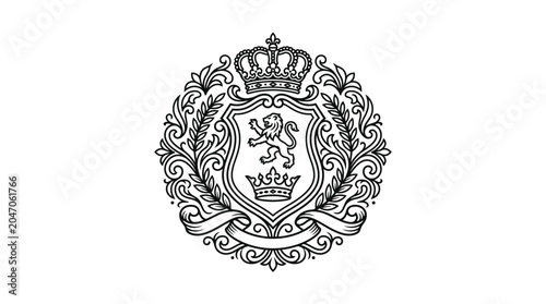 Принти на полотні Crown Royal Coat of Arms Crest.