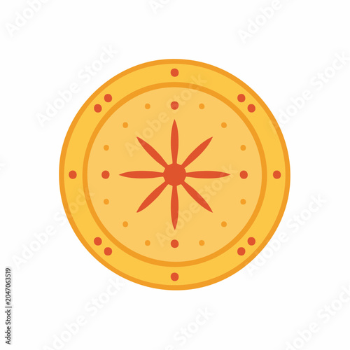 Stylized Sun or Flower Icon