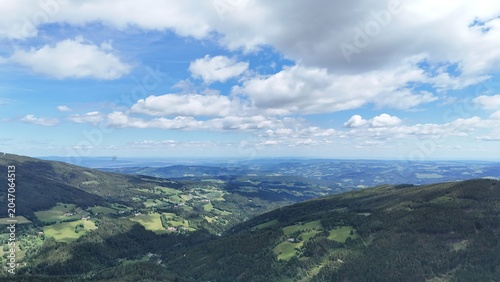 Wechselgebirge Panorama, von der Mönichkirchner Schwaig bis ins Wiener Becken 
