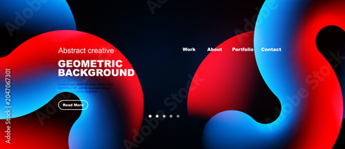 Cuadro en lienzo Abstract geometric background