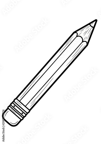 Simple pencil illustration icon