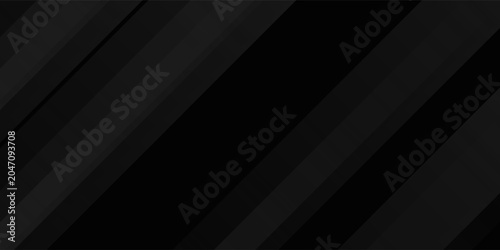 Fotografi Black abstract background. Elegant dark diagonal shape elements.
