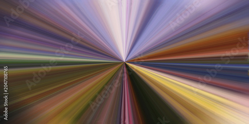 Foto Bright light rays beaming through colorful motion blur background