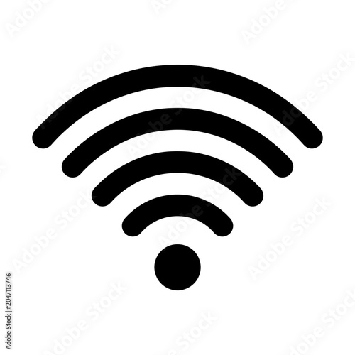Wi‑Fi Signal Icon — Wireless Internet Symbol