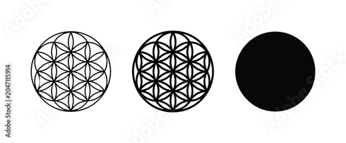 Photos Sacred Geometry Flower of Life Icons, Geometric Patterns, Spiritual Symbols, Bla
