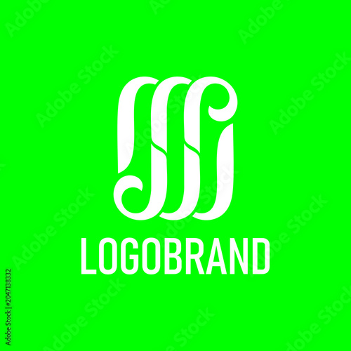 LETTER M MM MW MSS LOGO VECTOR