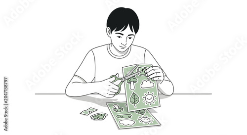 Photos Person counting banknotes and coins.
