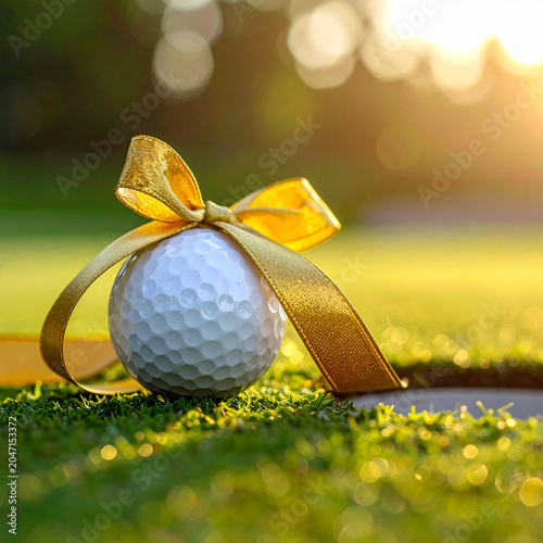 Father's Day Golf Gift Box on Championship Putting Green
