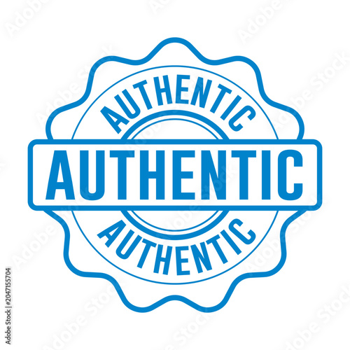 Authentic Stamp vector design templates simple and modern concept