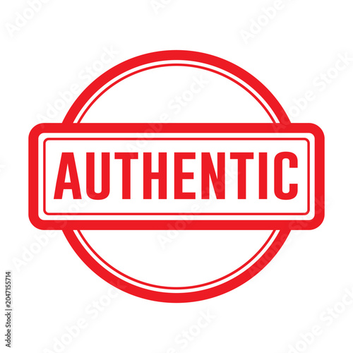 Authentic Stamp vector design templates simple and modern concept
