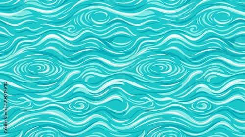 seamless wave pattern