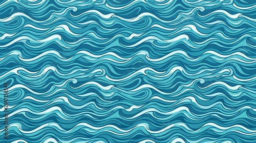 seamless wave pattern