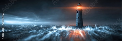 The ancient lighthouse stands as a promise of safety, a provision and assurance that guarantee unwavering support, coverage, and confidence.