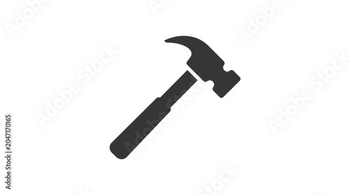 Foto Black hammer with curved claw.