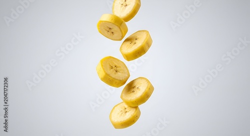 A closeup of abstract gold coins on a black background resembling isolated slices of fresh orange and lemon citrus fruit