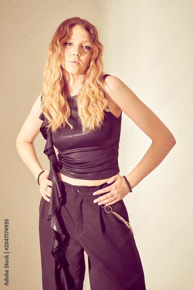 Fototapeta premium Runway Hair Attitude