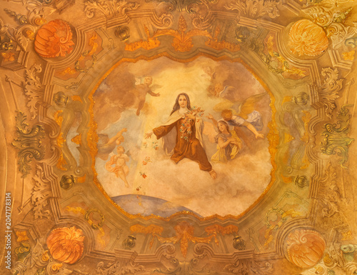 Tableau sur toile MONZA, ITALY - MARCH 19, 2026:  The fresco of St