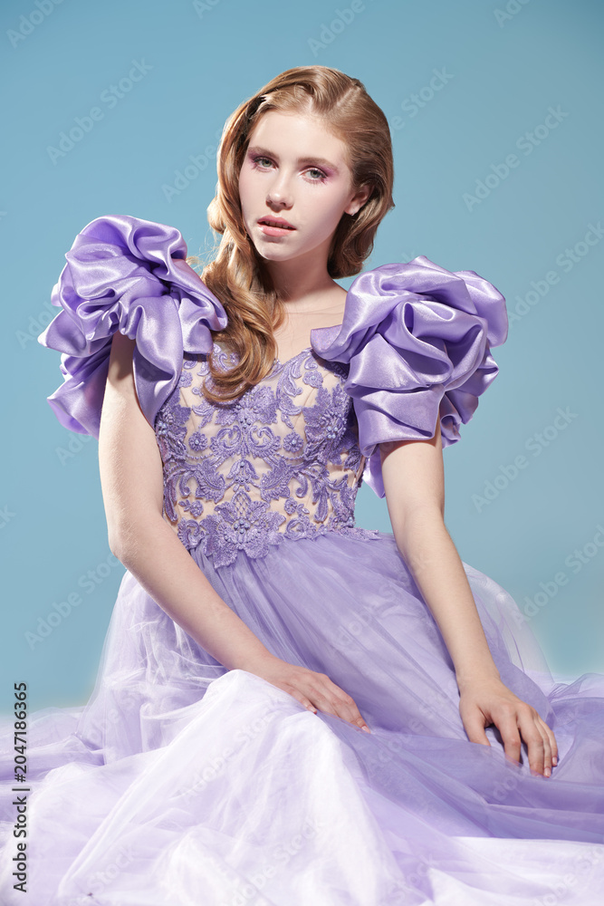Obraz premium Azure Fairy Elegance