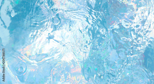 Water ripples create mesmerizing patterns in a clear pool during a sunny afternoon