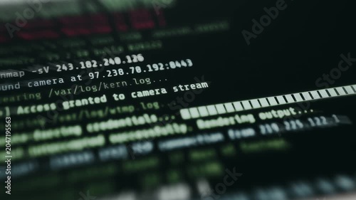 Security operations terminal analyzing surveillance system activity