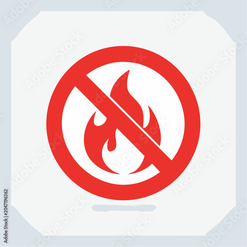 No Fire Symbol