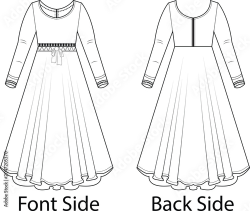 Woman fashion Vector illustration