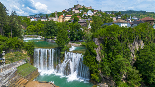 Aerial panoramic view of be...