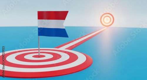 Dutch National Goal: Flag on Target with a Luminous Path to Future Ambition