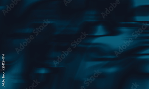 Dark Blue Abstract Motion Blur Background with Futuristic Digital Waves and Smooth Gradient Texture