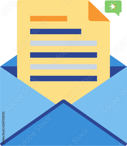 фотографія Email Letter Document Communication Envelope.
