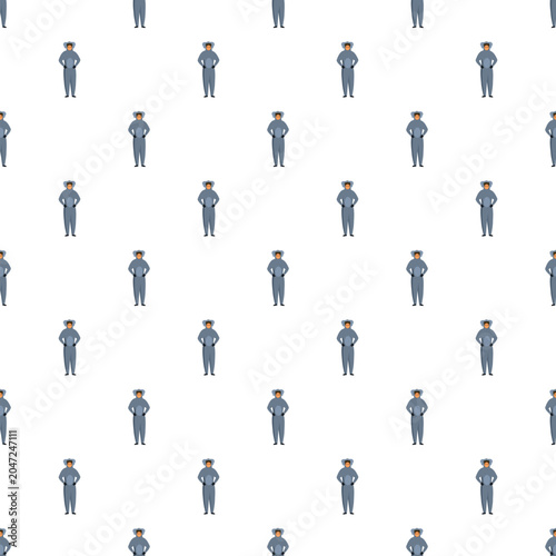 Photography Person wearing an animal koala onesie appearing in a repeating seamless pattern