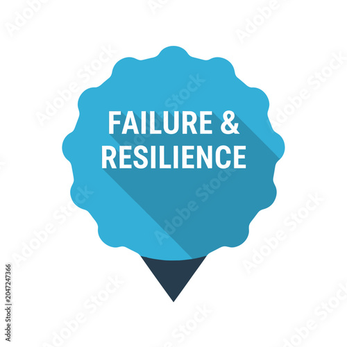 Photos Failure and Resilience Concept Symbol.
