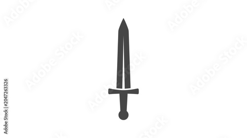 фотографія A single dagger with a crossguard.