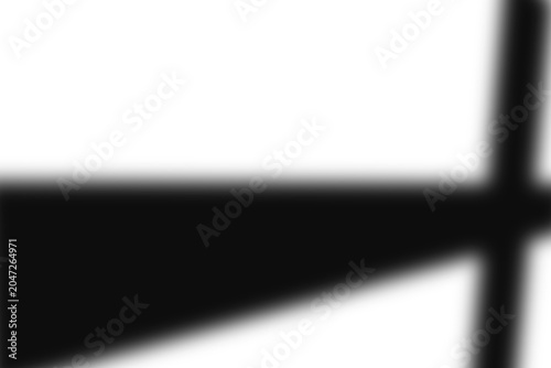 Minimalist black cross silhouette on white background, religious symbol of faith and hope, abstract christian crucifix shape for spiritual design