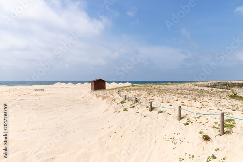 Esmoriz beach landscape, Portugal
