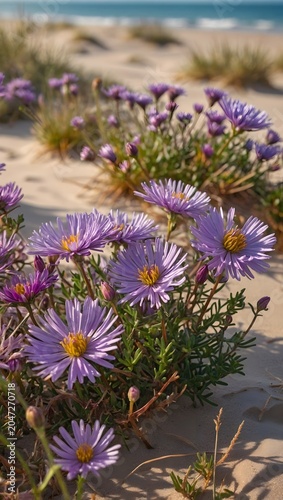 Vibrant Sea Aster Blossoms