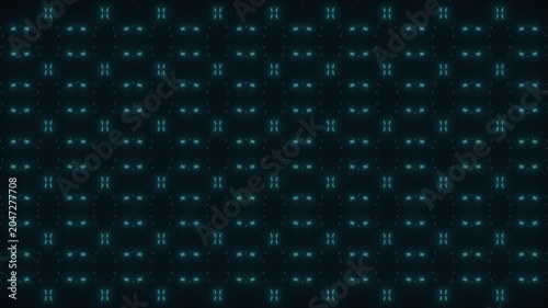 Abstract green and blue neon geometric pattern, futuristic digital grid background for technology and data visualization concept. Ideal for data flow, advanced technology, cyber security.