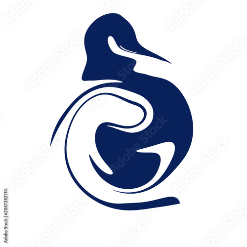 vector illustration of a bird