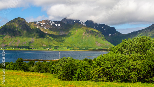 Schilderij op canvas Lofoten Island, Norwegian Sea, Alesund, Hjorundfjord, Finnmark, Norway, Arctic,