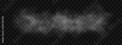 Fotografía Atmospheric smoke png with floating vapor mist, powder dust particles, transparent background, chemical smog effect and abstract air environment design