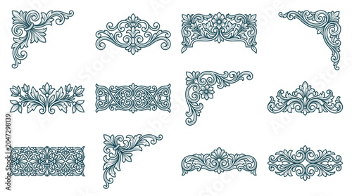 Vintage Ornamental Architectural Molding Designs