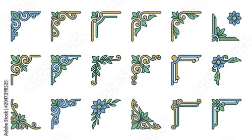 Decorative Corner Designs and Corner Brackets Collection