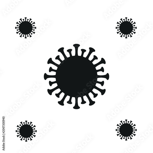  Coronavirus icon set