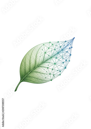 Annual report cover, Intelligent Green Future concept